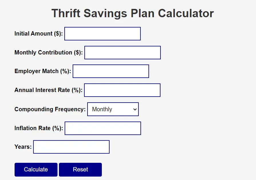 TSP Calculator For Best Ultimate Wealth Growth! 2024